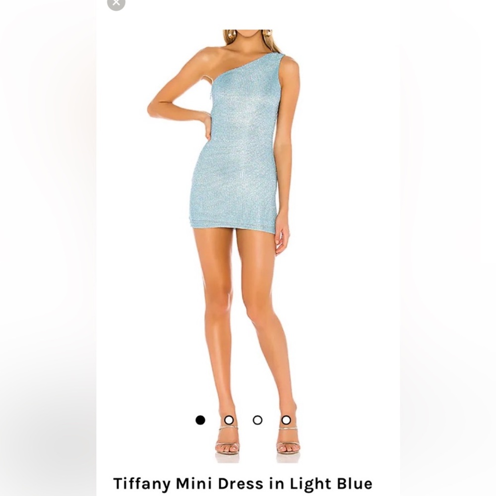 Women’s Revolve super down mini dress blue size medium